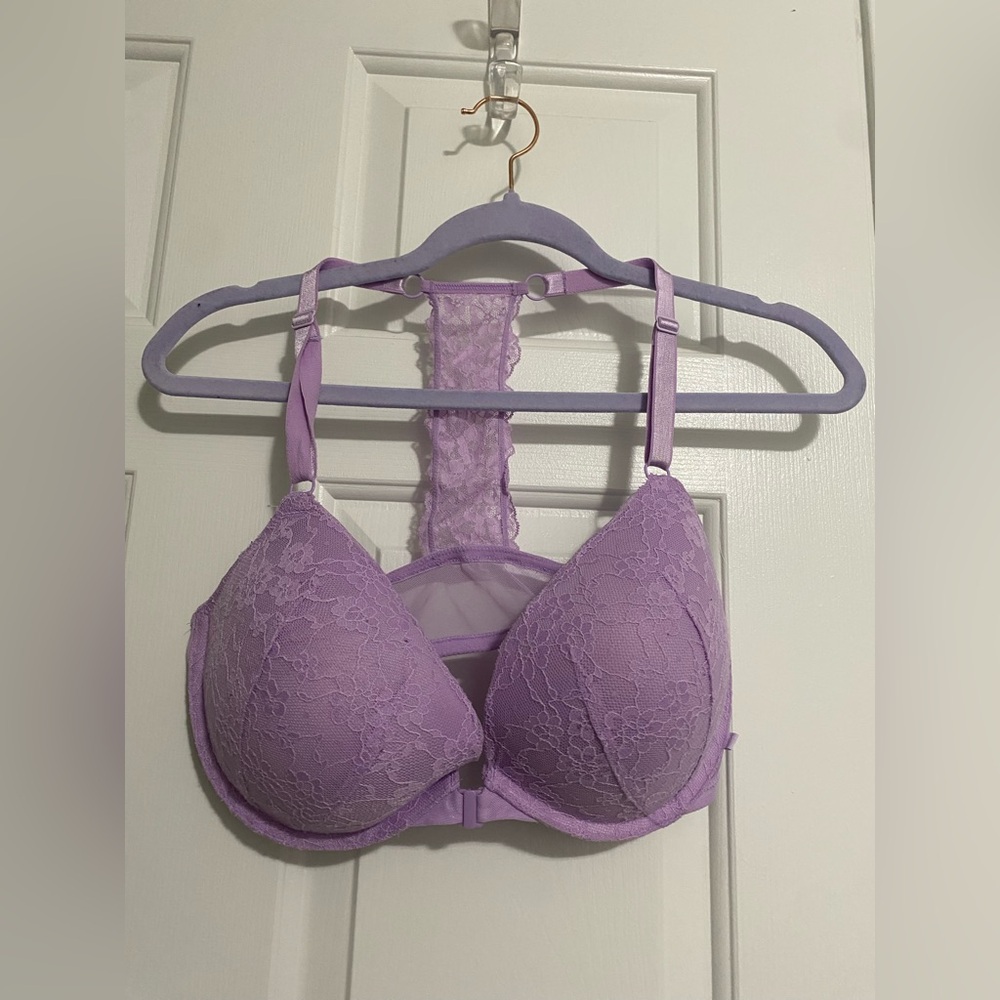 Victoria’s Secret lilac push up lace bra